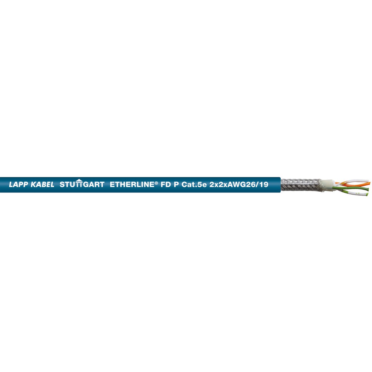 2170289 LAPP Etherline Multi-Pair, Cat5e Cable/Wire 26 AWG 4 (2 Pair Twisted) Conductor Teal Trusted Distributor 2170289 LAPP Etherline Multi-Pair, Cat5e Cable/Wire 26 AWG 4 (2 Pair Twisted) Conductor Teal