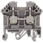 1001.6 Conta-Clip Connector Terminal Block 2-Poles Feed Through Gray