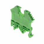 1001.1 Conta-Clip Connector Terminal Block 2-Poles Feed Through Green