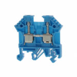 1001.5 Conta-Clip Connector Terminal Block 2-Poles Feed Through Blue