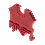 1001.9 Conta-Clip Connector Terminal Block 2-Poles Feed Through Red