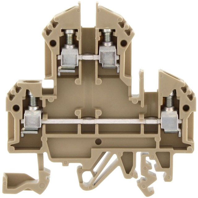 1020.2 Conta-Clip Connector Terminal Block 4-Poles Feed Through Beige Trusted Distributor 1020.2 Conta-Clip Connector Terminal Block 4-Poles Feed Through Beige