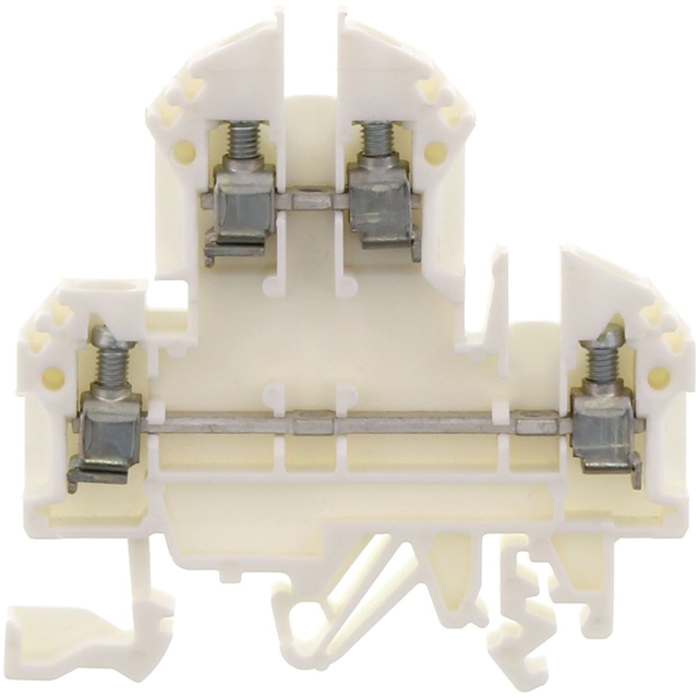 1020.7 Conta-Clip Connector Terminal Block 4-Poles Feed Through White Trusted Distributor 1020.7 Conta-Clip Connector Terminal Block 4-Poles Feed Through White