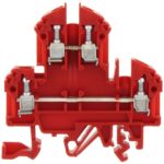 1020.9 Conta-Clip Connector Terminal Block 4-Poles Feed Through Red Trusted Distributor 1020.9 Conta-Clip Connector Terminal Block 4-Poles Feed Through Red
