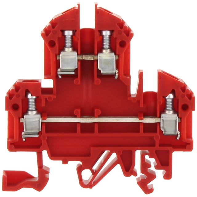 1020.9 Conta-Clip Connector Terminal Block 4-Poles Feed Through Red Trusted Distributor 1020.9 Conta-Clip Connector Terminal Block 4-Poles Feed Through Red