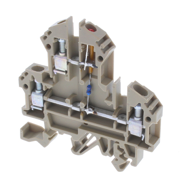 17108.9 Conta-Clip Connector Terminal Block 2-Poles Feed Through Red Trusted Distributor 17108.9 Conta-Clip Connector Terminal Block 2-Poles Feed Through Red