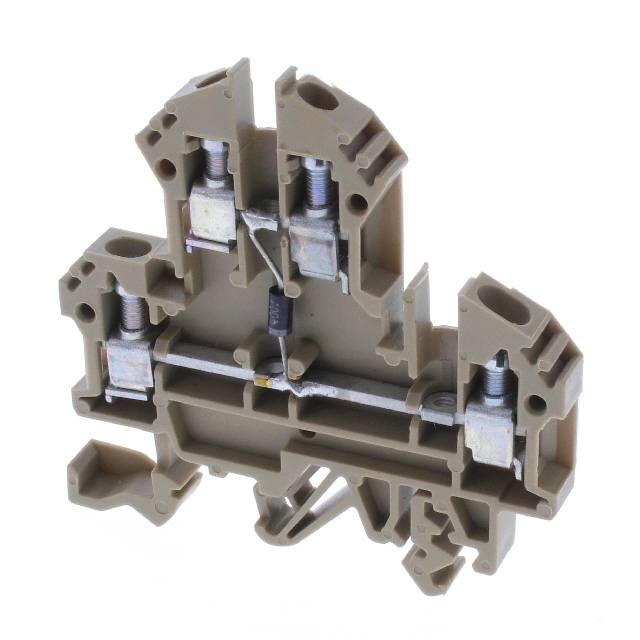 1046.2 Conta-Clip Connector Terminal Block 4-Poles Feed Through Beige Trusted Distributor 1046.2 Conta-Clip Connector Terminal Block 4-Poles Feed Through Beige