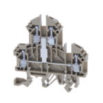 1209.2 Conta-Clip Connector Terminal Block 4-Poles Feed Through Beige