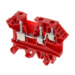 1210.9 Conta-Clip Connector Terminal Block 3-Poles Feed Through Red