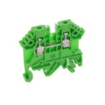 1296.1 Conta-Clip Connector Terminal Block 2-Poles Feed Through Green
