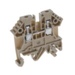 1296.2 Conta-Clip Connector Terminal Block 2-Poles Feed Through Beige