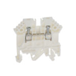 1296.7 Conta-Clip Connector Terminal Block 2-Poles Feed Through White