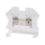 17100.7 Conta-Clip Connector Terminal Block 2-Poles Feed Through White