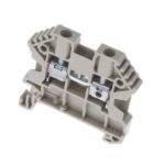 17104.2 Conta-Clip Connector Terminal Block 2-Poles Feed Through Beige