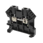17104.4 Conta-Clip Connector Terminal Block 2-Poles Feed Through Black