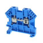17104.5 Conta-Clip Connector Terminal Block 2-Poles Feed Through Blue