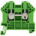 17108.1 Conta-Clip Connector Terminal Block 2-Poles Feed Through Green