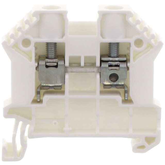 17108.7 Conta-Clip Connector Terminal Block 2-Poles Feed Through White Trusted Distributor 17108.7 Conta-Clip Connector Terminal Block 2-Poles Feed Through White
