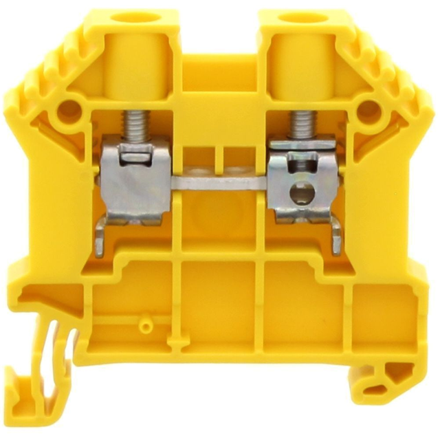 17108.8 Conta-Clip Connector Terminal Block 2-Poles Feed Through Yellow Trusted Distributor 17108.8 Conta-Clip Connector Terminal Block 2-Poles Feed Through Yellow