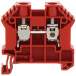 17112.9 Conta-Clip Connector Terminal Block 2-Poles Feed Through Red Trusted Distributor 17112.9 Conta-Clip Connector Terminal Block 2-Poles Feed Through Red