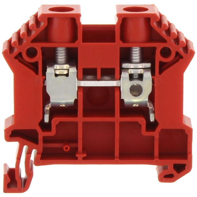 17112.9 Conta-Clip Connector Terminal Block 2-Poles Feed Through Red Trusted Distributor 17112.9 Conta-Clip Connector Terminal Block 2-Poles Feed Through Red