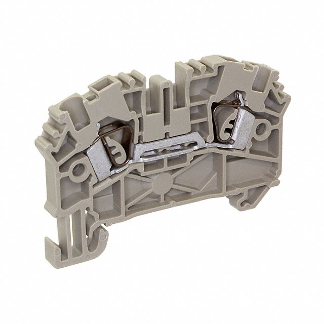 3500.2 Conta-Clip Connector Terminal Block 2-Poles Feed Through Beige Trusted Distributor 3500.2 Conta-Clip Connector Terminal Block 2-Poles Feed Through Beige