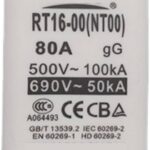 RT16-00(NH00) 800VAC HRC Square Blade Fuse
