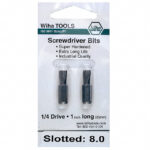 71002 Wiha Tools Bit SLOT 1.2mmX6.5mm 0.98"1=10PK