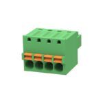 15EDGKD-3.81-04P-14-00L(H) Degson Terminal Block 4Position, Green