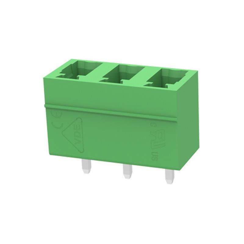 15EDGVC-5.08-03P-14-00L(H) Degson Terminal Block HDR 3Position 5.08mm Green Trusted Distributor 15EDGVC-5.08-03P-14-00L(H) Degson Terminal Block HDR 3Position 5.08mm Green