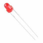 Kingbright L-7104ID-12V High Efficiency Red LED 3mm 12V 20mcd