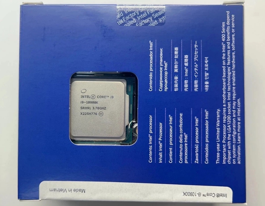 BX8070110900K Intel Core i9-10900K CPU / Processor Trusted Distributor BX8070110900K Intel Core i9-10900K CPU / Processor - Image 2