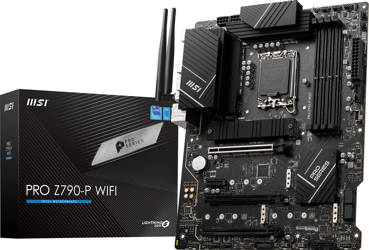 PRO Z790-P WIFI MSI ATX Motherboard Intel Z790 Chipset, Socket LGA-1700 Trusted Distributor PRO Z790-P WIFI MSI ATX Motherboard Intel Z790 Chipset, Socket LGA-1700