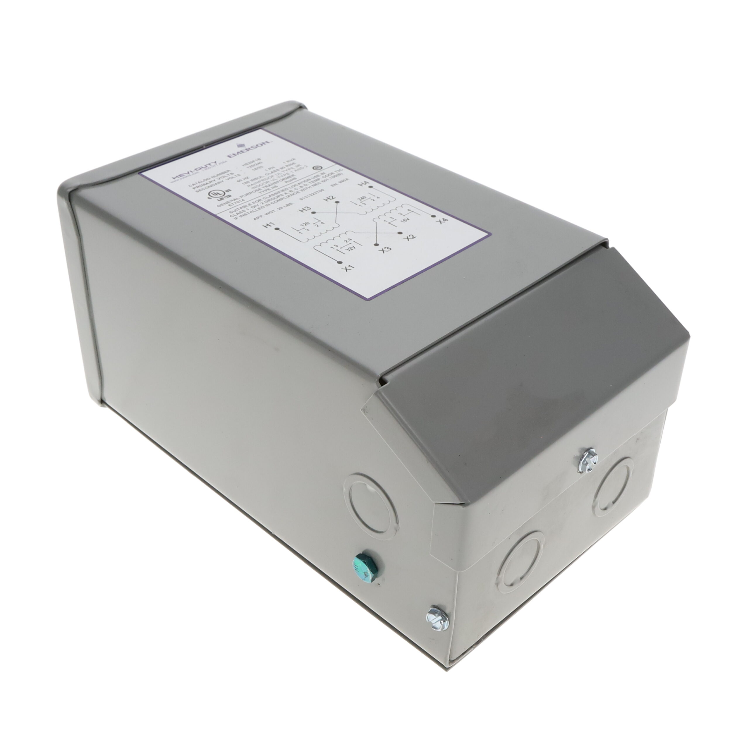 HS20F1B Emerson SolaHD Transformer 1KVA, 1P, 120x240V, 16/32, Buck-Boost Trusted Distributor HS20F1B Emerson SolaHD Transformer 1KVA, 1P, 120x240V, 16/32, Buck-Boost