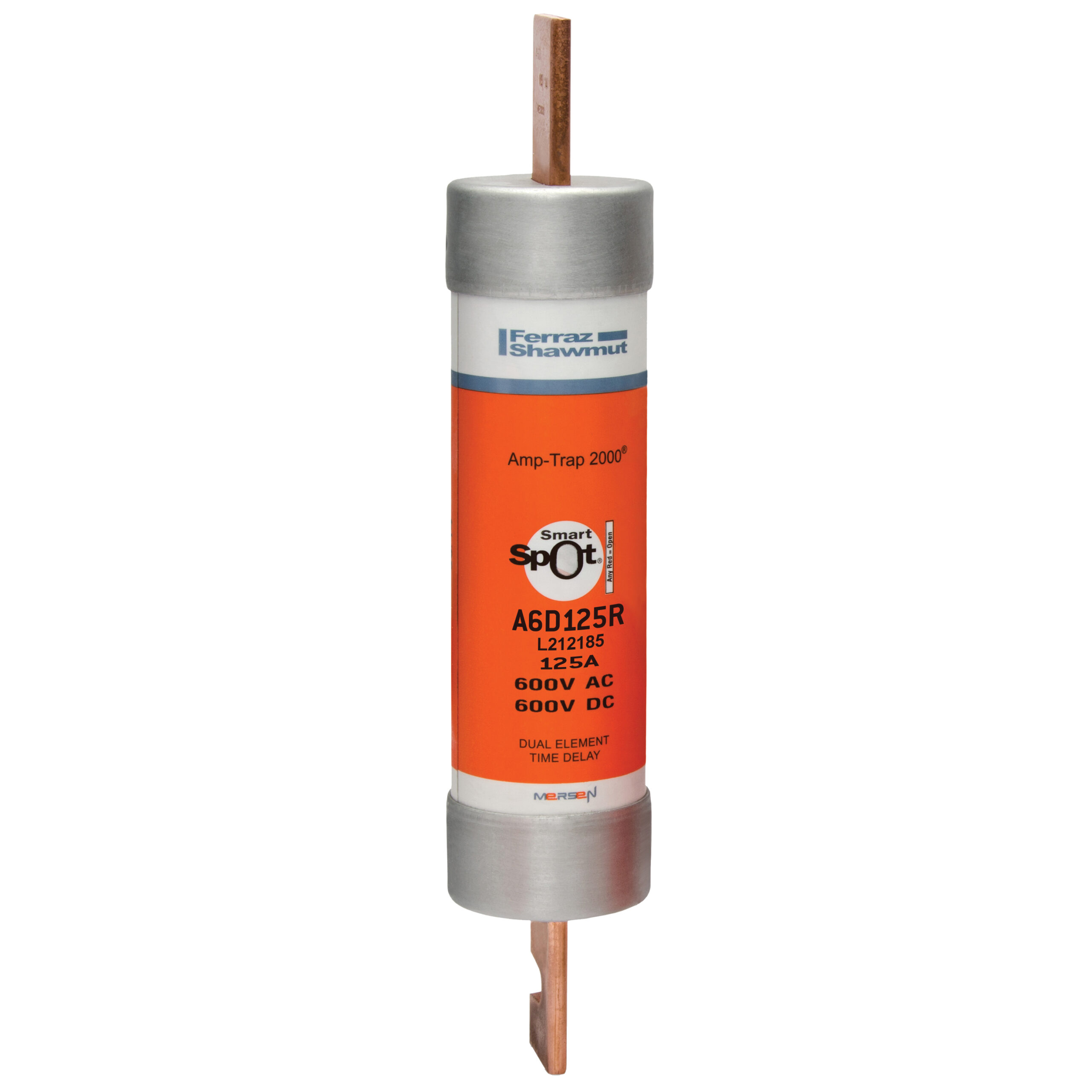 A6D125R Mersen Fuse 125A 600VAC Cylindrical Cartridge Trusted Distributor A6D125R Mersen Fuse 125A 600VAC Cylindrical Cartridge