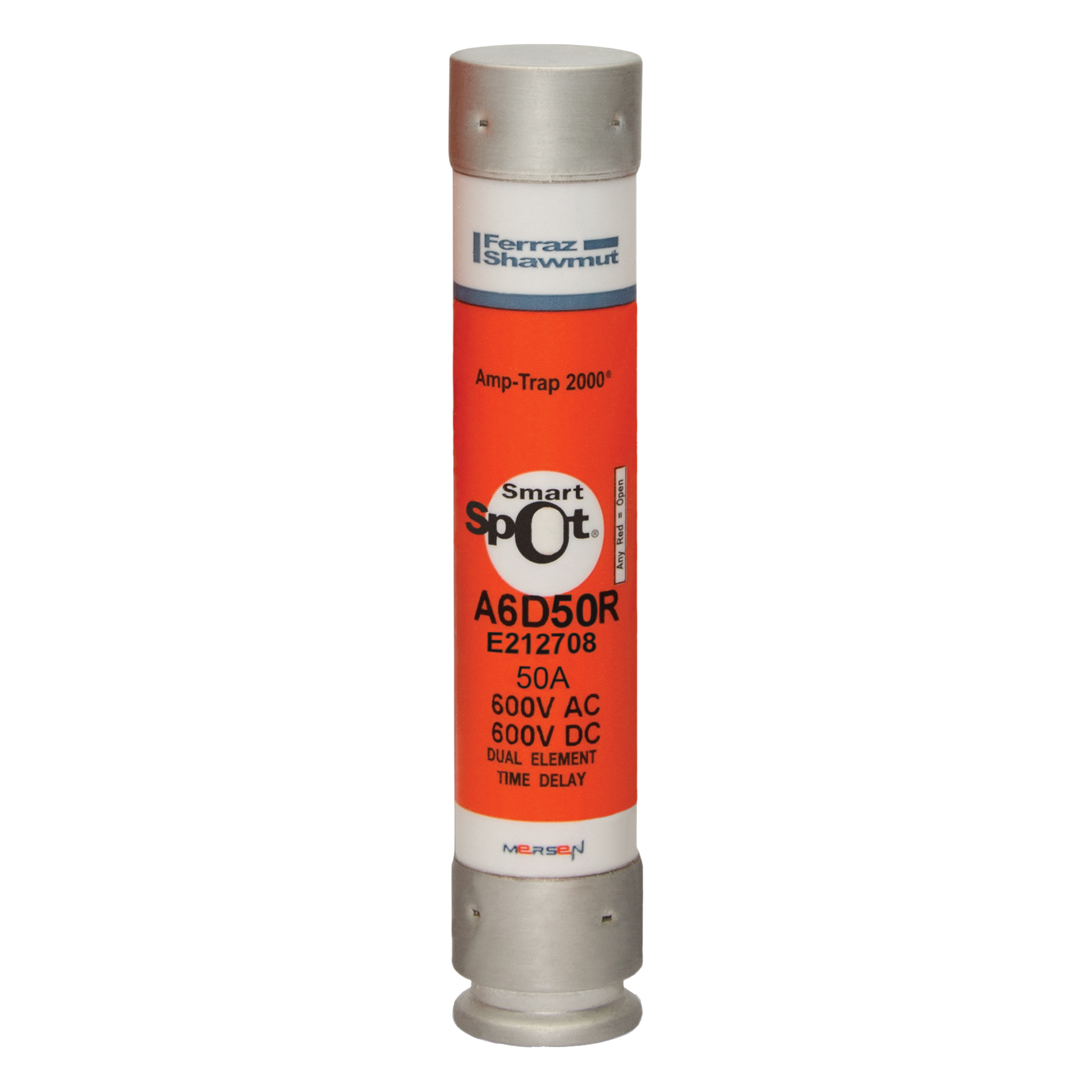 A6D50R Mersen Fuse 50A 600VAC Cartridge Trusted Distributor A6D50R Mersen Fuse 50A 600VAC Cartridge