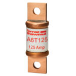 A6T125 Mersen Fuse 125A 600VAC Cylindrical Cartridge