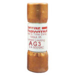 AG3 Mersen Fuse 3A 600VAC Cartridge