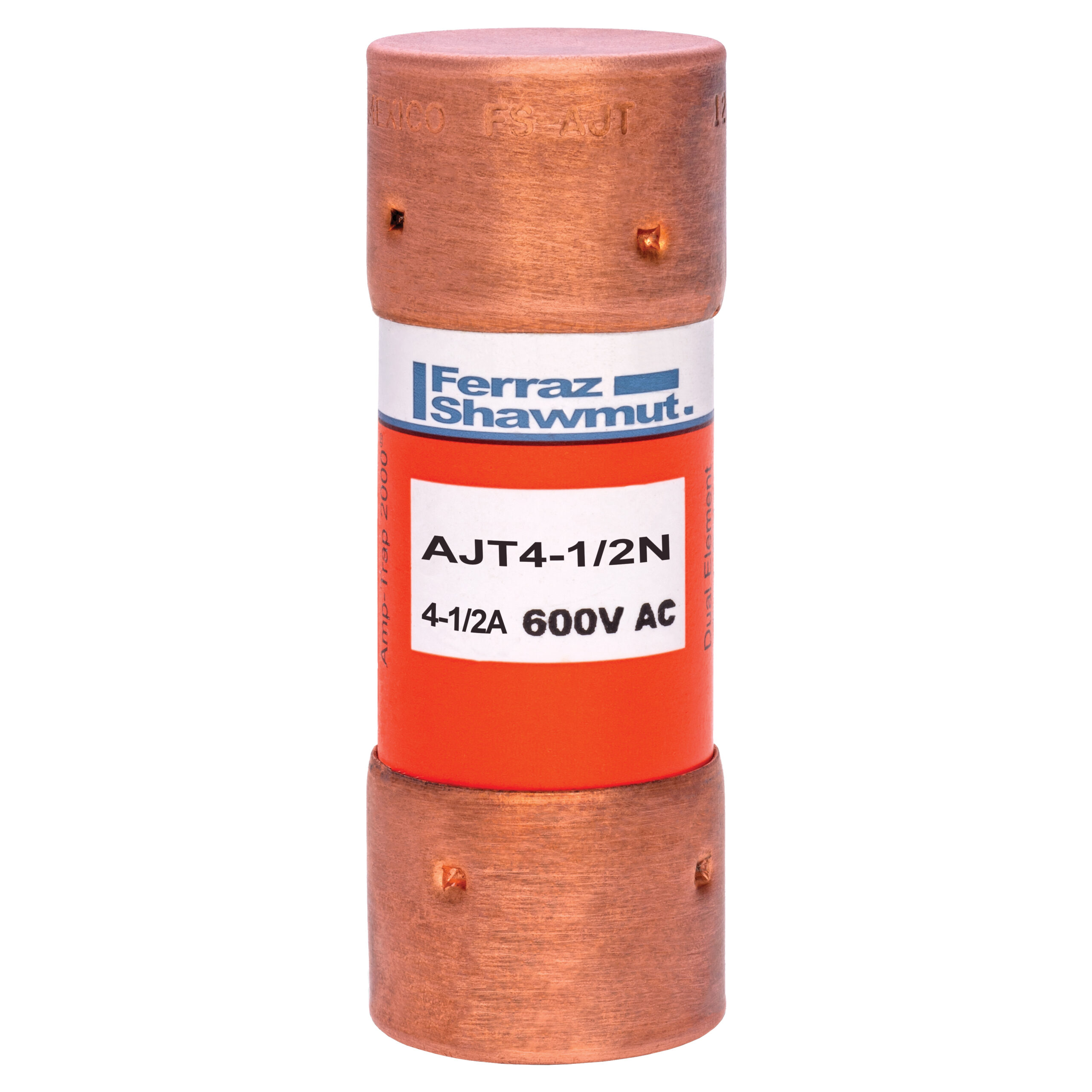 AJT4-1/2N Mersen Fuse 4.5A 600VAC Cartridge Trusted Distributor AJT4-1/2N Mersen Fuse 4.5A 600VAC Cartridge