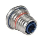 805-004-01C10-2PA Glenair Receptacle, Male Pins Connector 2 (Power) Position