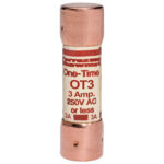 OT3 Mersen Fuse 3A 250VAC Cartridge