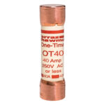 OT40 Mersen Fuse 40A 250VAC Cartridge