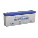 PS-1220 F1 PowerSonic Battery Lead Acid 12V 2.5AH Battery