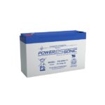 PS-6100 F1 PowerSonic Battery Lead Acid 6V 12AH Battery