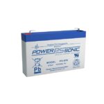 PS-670 F1 PowerSonic Battery Lead Acid 6V 7AH Battery