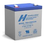 PSH-1255 F2 FR PowerSonic Battery Lead Acid 12V 6.0AH HR Battery