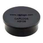 ZAS13863BQ1 Caplugs Circular Cover Cap, Protective Black