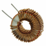 744106 Wurth Toroidal Inductor 393uH 1.1A Radial, Vertical (Open)