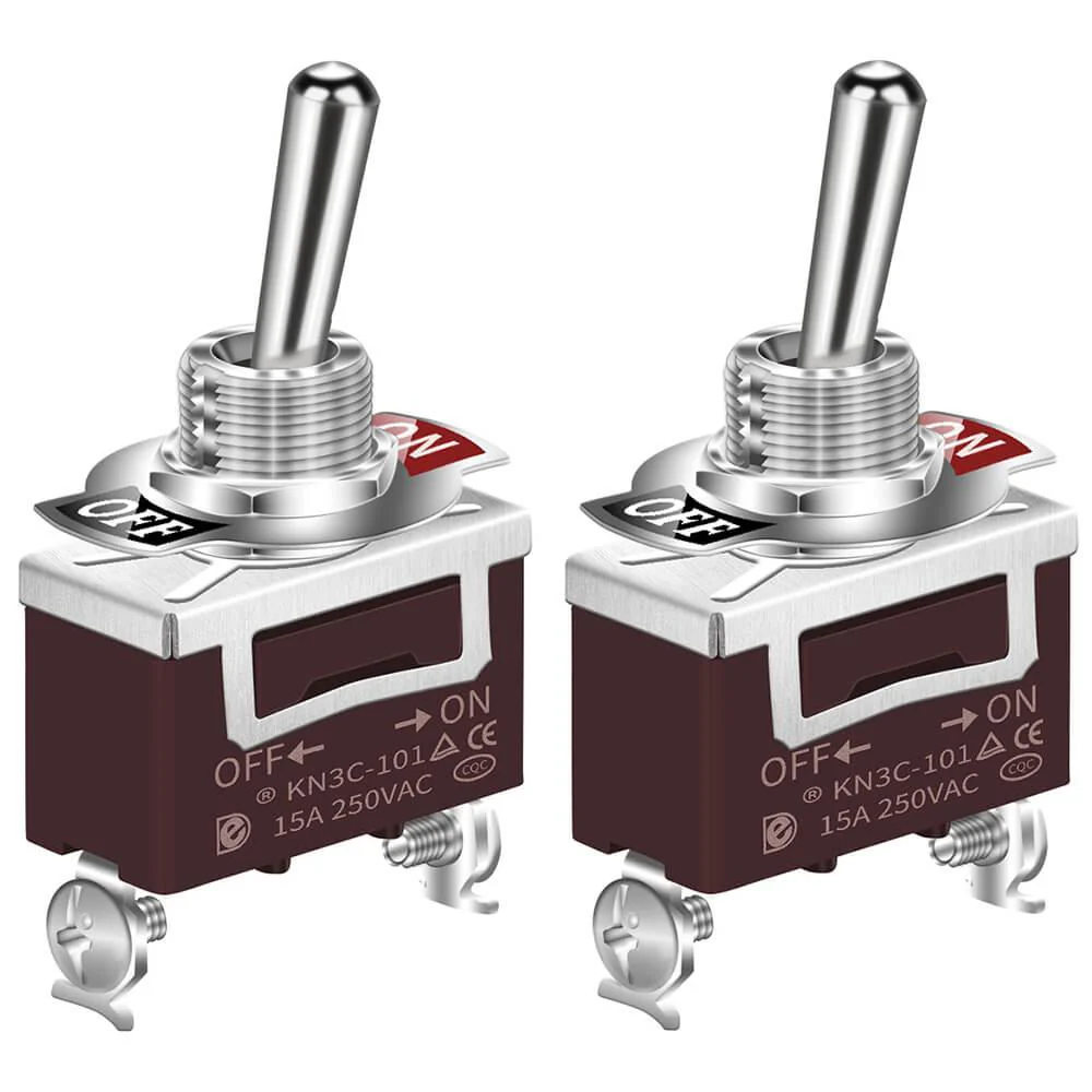 KN3C-101AA Daier Toggle Switch 15A 250V SPST Trusted Distributor KN3C-101AA Daier Toggle Switch 15A 250V SPST