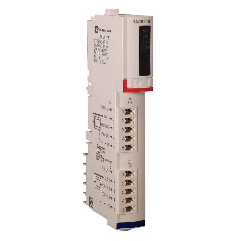 STBDAO8210K Schneider Output Module 24VDC DIN Rail Trusted Distributor STBDAO8210K Schneider Output Module 24VDC DIN Rail